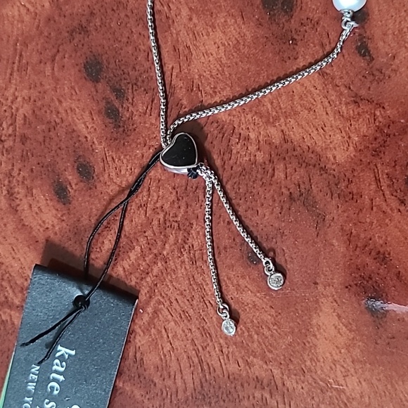 NWT Kate Spade Shining Spade Slider Bracelet - Picture 5 of 6